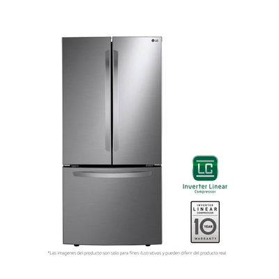 Nevecon-French-Door-Tecnologia-Door-Cooling™-capacidad-716-LTS-acabado-Platinum-Silver